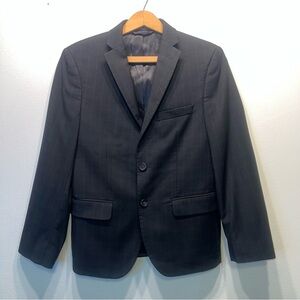 Lauren Ralph Lauren Kids Blazer Jacket Size 12 Black Grid Sport Coat Wedding